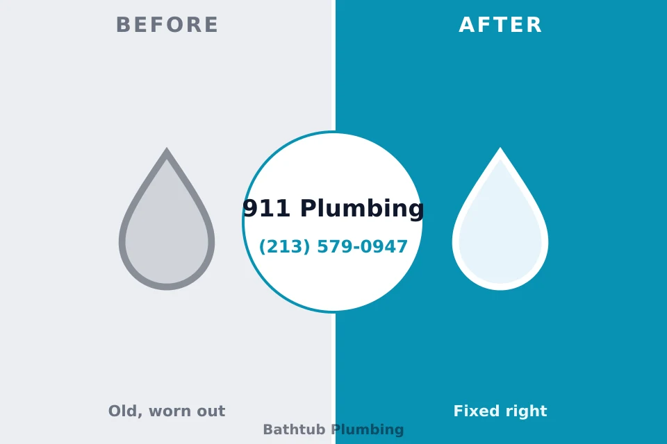 Before and after: plumbing company West New York, NJ